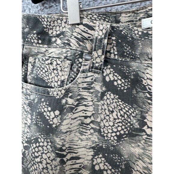 Cabi Snake Print  Reptile Skinny Jeans Size 4 #958 - Picture 5 of 9